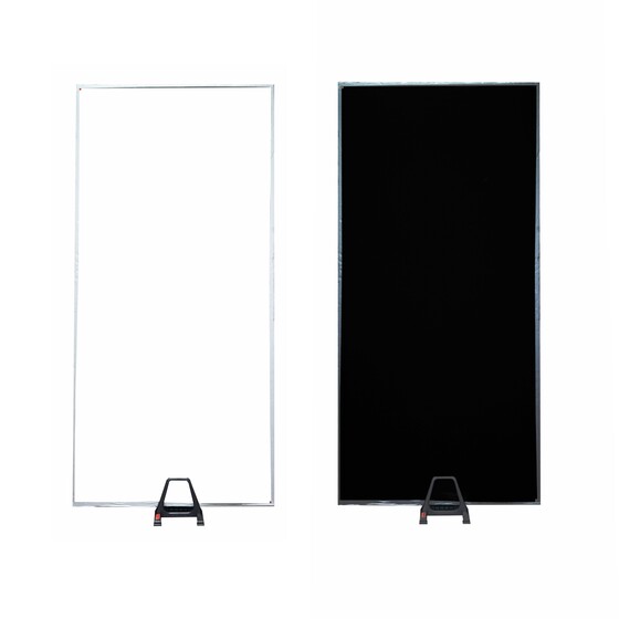 Foam Board 50mm - Black/White - 120 x 240 cm w/ Base