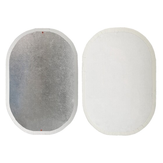 Reflectorboard 10mm - Soft Silver/White - 40 x 60 cm - Oval