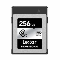 Memory Card CFexpress TYPE B - 256 GB (1750MB/s write, 1300MB/s read.)