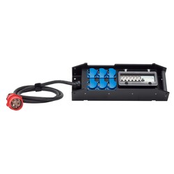Distributor 16A -> 6x Schuko plug w/ RCD