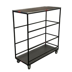 Flag Cart w/ top shelf - 130 x 54 x 147 cm