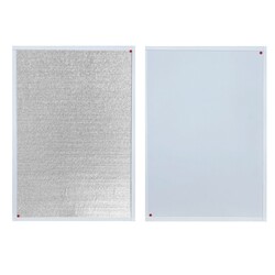 Reflectorboard 10mm - Silver Scrim/White - 50 x 70 cm