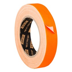 Matt Gaffer Tape – Neon Orange - 25mm x 25m