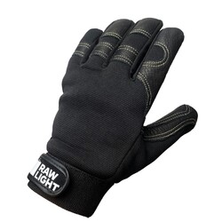 Raw Light Leather Gloves - XL
